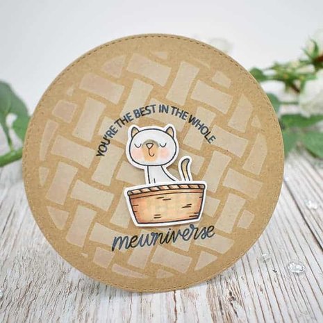 Heffy Doodle Basket Case Stencil (HFD0084) (OUTLET)