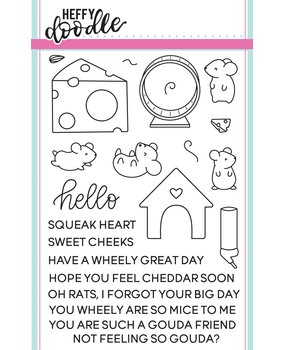 Heffy Doodle Hello Squeakheart Clear Stamps (HFD0033) (OUTLET) Heffy Doodle Hello Squeakheart Clear Stamps (HFD0033) (OUTLET)