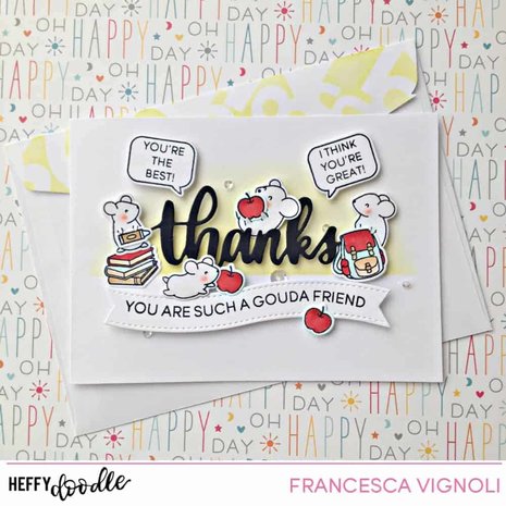 Heffy Doodle Hello Squeakheart Clear Stamps (HFD0033) (OUTLET) Heffy Doodle Hello Squeakheart Clear Stamps (HFD0033) (OUTLET)