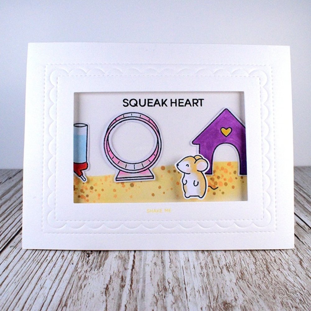 Heffy Doodle Hello Squeakheart Clear Stamps (HFD0033) (OUTLET) Heffy Doodle Hello Squeakheart Clear Stamps (HFD0033) (OUTLET)