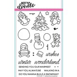Heffy Doodle Wanna Build A Snowman Clear Stamps (HFD0087) (OUTLET)