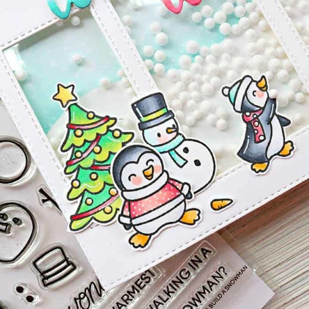 Heffy Doodle Wanna Build A Snowman Clear Stamps (HFD0087) (OUTLET) Heffy Doodle Wanna Build A Snowman Clear Stamps (HFD0087) (OUTLET)