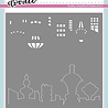Heffy Doodle Futuristic Skyline Stencil (HFD0173) (OUTLET) Heffy Doodle Futuristic Skyline Stencil (HFD0173) (OUTLET)