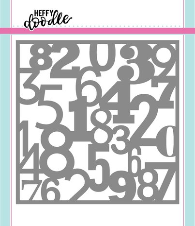 Heffy Doodle Numicon Stencil (HFD0050) (OUTLET)