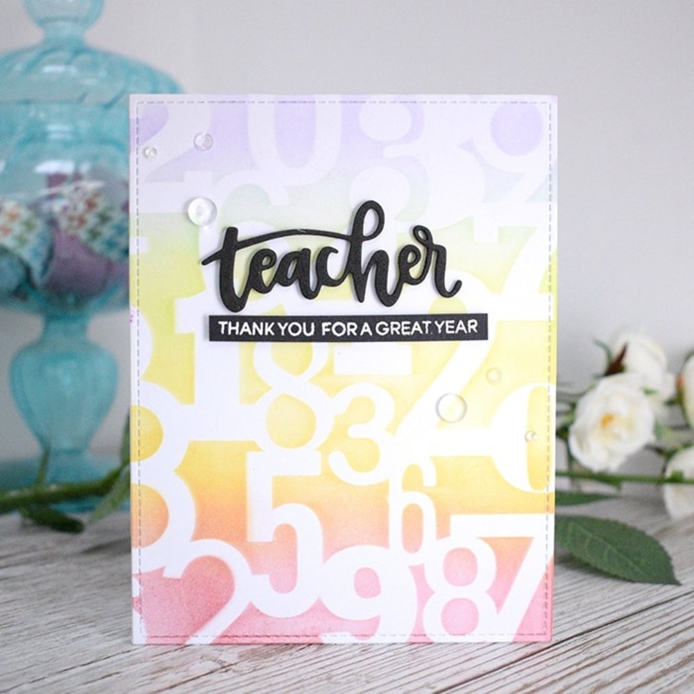 Heffy Doodle Numicon Stencil (HFD0050) (OUTLET)