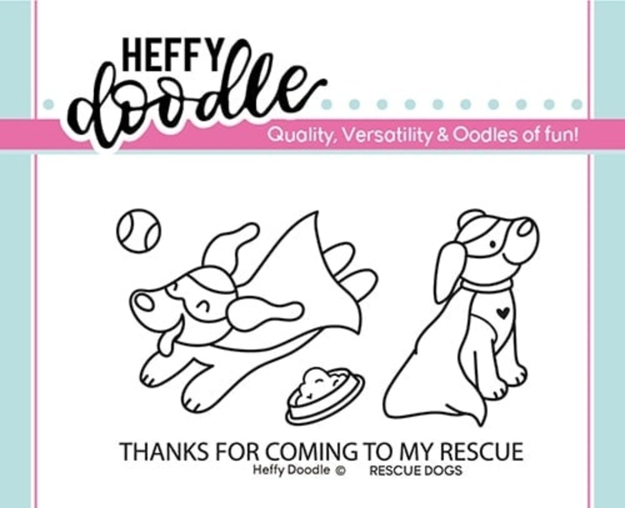 Heffy Doodle Rescue Dogs Clear Stamps (HFD0142) (OUTLET) Heffy Doodle Rescue Dogs Clear Stamps (HFD0142) (OUTLET)