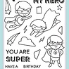 Heffy Doodle Superdudes Clear Stamps (HFD0120) (OUTLET) Heffy Doodle Superdudes Clear Stamps (HFD0120) (OUTLET)