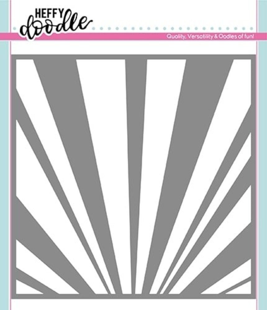 Heffy Doodle Rays The Roof Stencil (HFD0124) (OUTLET) Heffy Doodle Rays The Roof Stencil (HFD0124) (OUTLET)