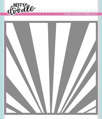 Heffy Doodle Rays The Roof Stencil (HFD0124) (OUTLET) Heffy Doodle Rays The Roof Stencil (HFD0124) (OUTLET)