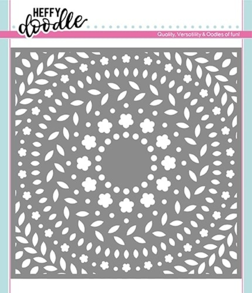 Heffy Doodle Ring A Rosies Stencil (HFD0119) (OUTLET)
