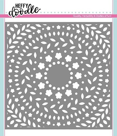 Heffy Doodle Ring A Rosies Stencil (HFD0119) (OUTLET)