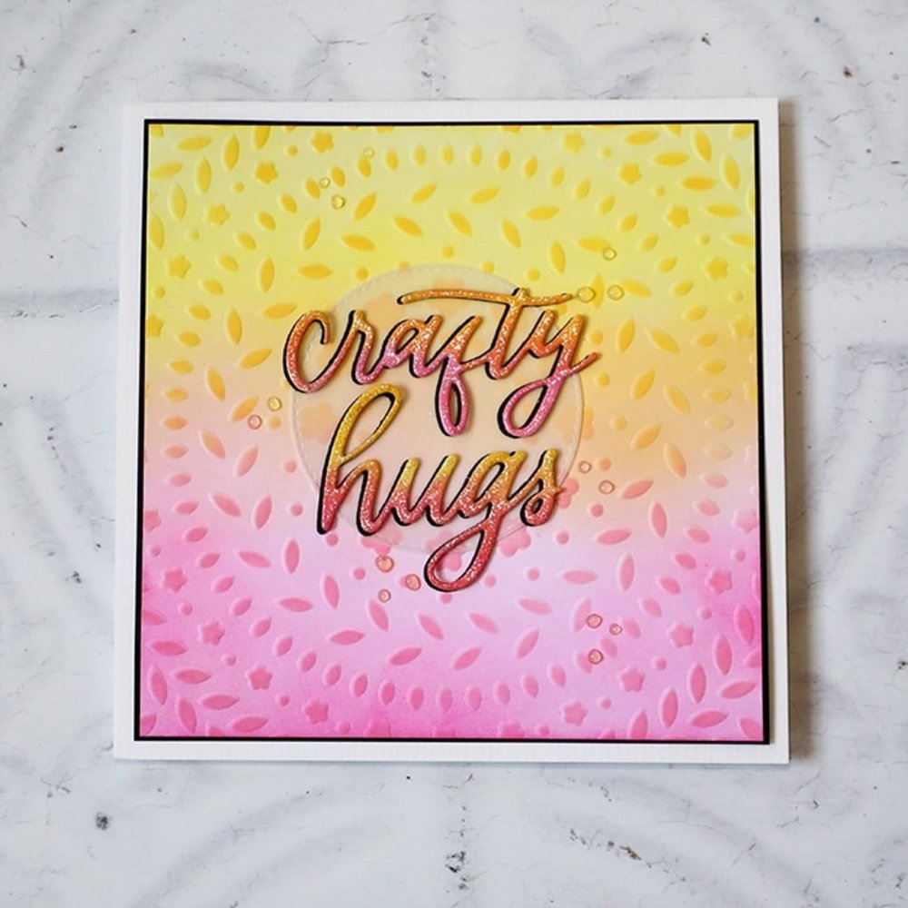 Heffy Doodle Ring A Rosies Stencil (HFD0119) (OUTLET)