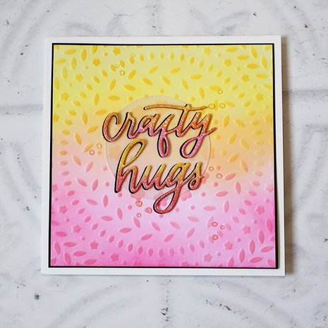 Heffy Doodle Ring A Rosies Stencil (HFD0119) (OUTLET)