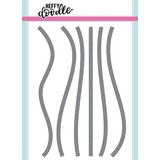 Heffy Doodle Stitched Slopey Joes Border Dies (HFD0090) (OUTLET)