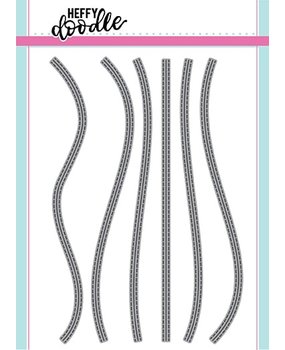 Heffy Doodle Stitched Slopey Joes Border Dies (HFD0090) (OUTLET)