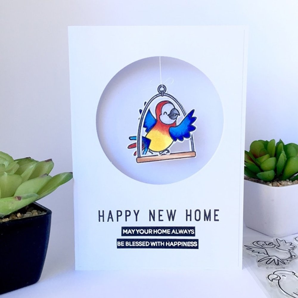 Heffy Doodle Wingman Clear Stamps (HFD0055) (OUTLET)