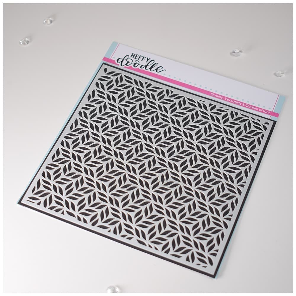 Heffy Doodle Fancy Foliage Stencil (HFD0226) (OUTLET)