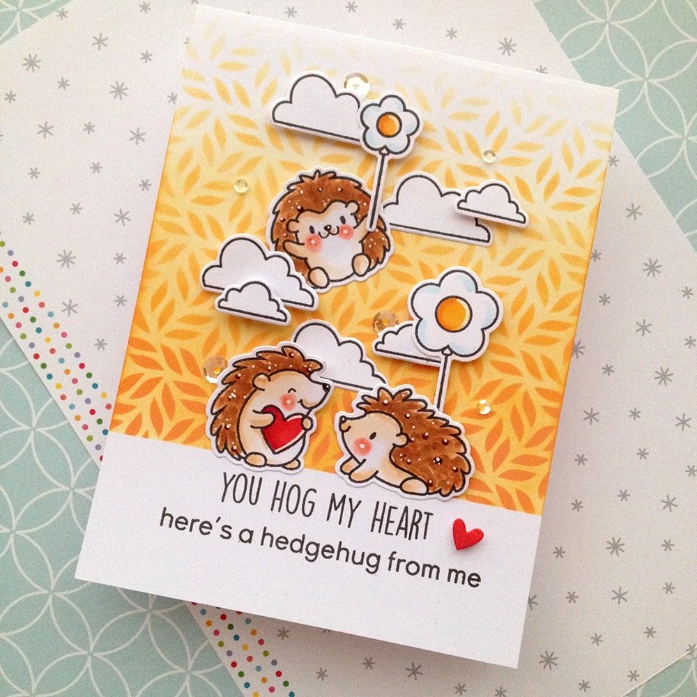 Heffy Doodle Fancy Foliage Stencil (HFD0226) (OUTLET)