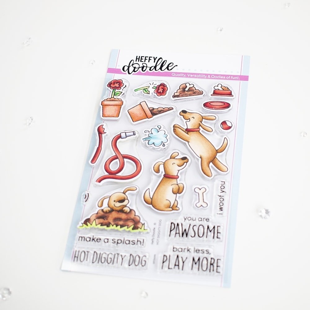 Heffy Doodle Hot Diggity Dog Clear Stamps (HFD0298) (OUTLET)