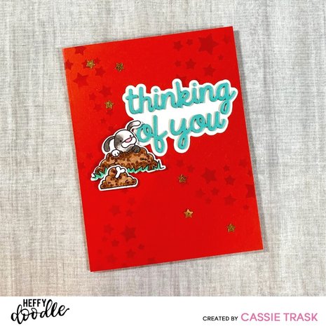 Heffy Doodle Hot Diggity Dog Clear Stamps (HFD0298) (OUTLET)