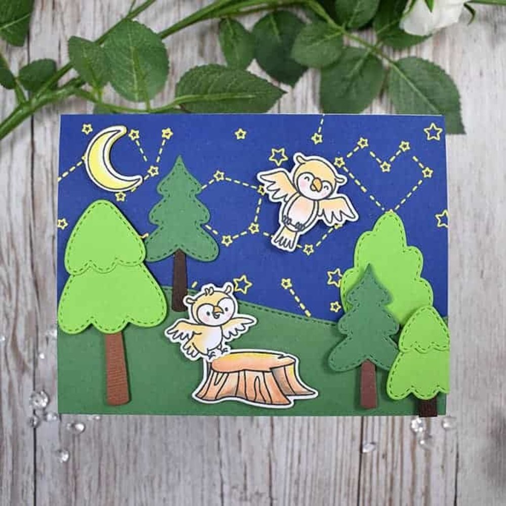 Heffy Doodle Hootiful Clear Stamps (HFD0077) (OUTLET) Heffy Doodle Hootiful Clear Stamps (HFD0077) (OUTLET)