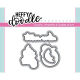 Heffy Doodle Dinky Dinos Dies (HFD0108) (OUTLET)