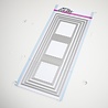 Heffy Doodle Stitched Slimline Trio Dies (HFD0285) (OUTLET) Heffy Doodle Stitched Slimline Trio Dies (HFD0285) (OUTLET)