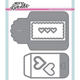 Heffy Doodle Heart Gift Card Pocket Dies (HFD0155) (OUTLET)