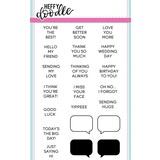 Heffy Doodle Whatcha Sayin' Clear Stamps (HFD0037) (OUTLET)