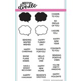 Heffy Doodle Whatcha Saying Now Clear Stamps (HFD0092) (OUTLET)