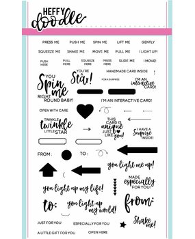 Heffy Doodle Interactively Yours Clear Stamps (HFD0009) (OUTLET)