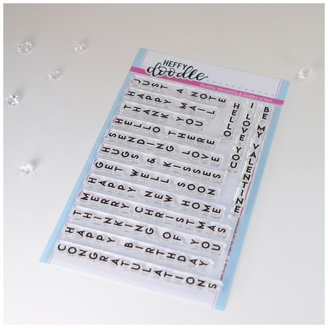 Heffy Doodle Down The Line Clear Stamps (HFD0258) (OUTLET)