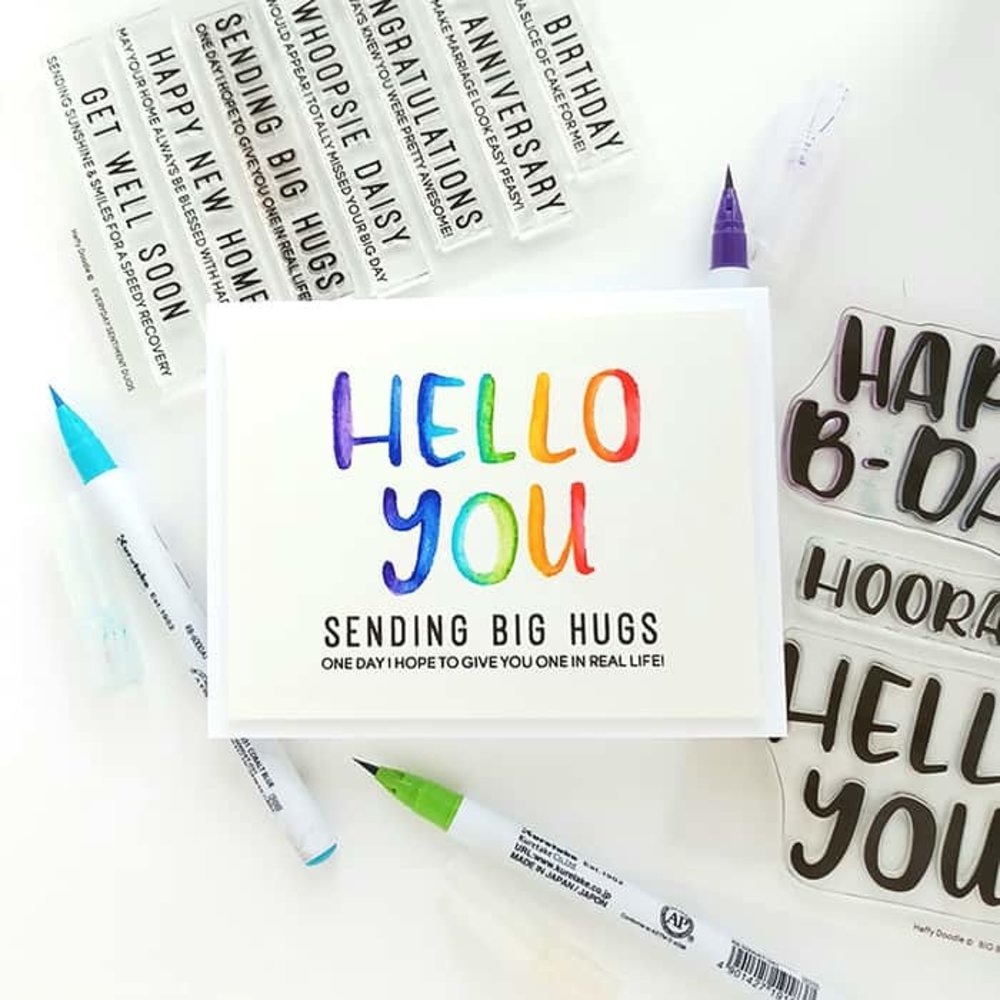 Heffy Doodle Everyday Sentiment Duos Clear Stamps (HFD0062) (OUTLET) Heffy Doodle Everyday Sentiment Duos Clear Stamps (HFD0062) (OUTLET)