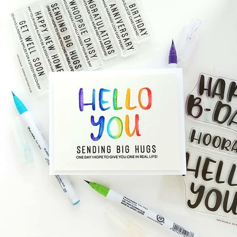 Heffy Doodle Everyday Sentiment Duos Clear Stamps (HFD0062) (OUTLET) Heffy Doodle Everyday Sentiment Duos Clear Stamps (HFD0062) (OUTLET)