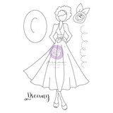 Prima Marketing Julie Nutting Doll Stamp Aisha (913243) (DISCONTINUED)