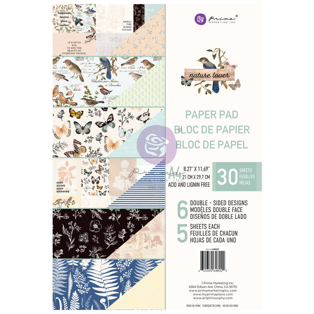 Prima Marketing Nature Lover A4 Paper Pad (648022) (DISCONTINUED)