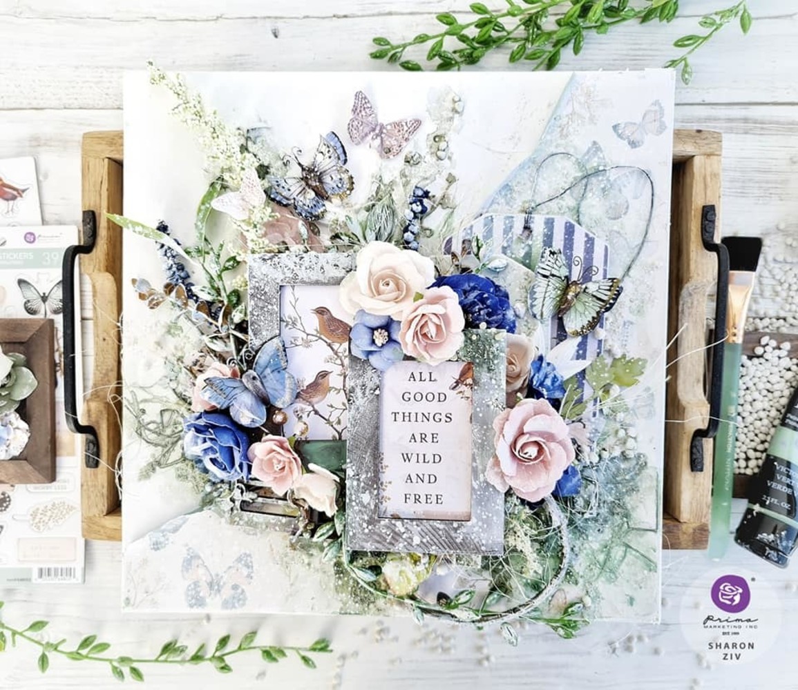 Prima Marketing Nature Lover Flowers Bird Waltz (653019) (DISCONTINUED) Prima Marketing Nature Lover Flowers Bird Waltz (653019) (DISCONTINUED)