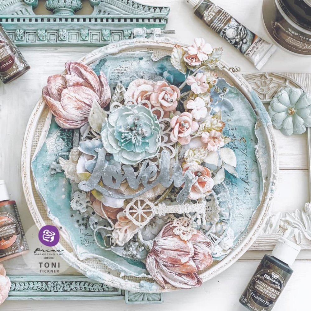 Prima Marketing Watercolor Floral Flowers Rose Gouache (653088) (DISCONTINUED) Prima Marketing Watercolor Floral Flowers Rose Gouache (653088) (DISCONTINUED)