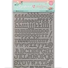 Stamperia Greyboard A4 Circle of Love Alphabet (KLSPDA430) (DISCONTINUED)
