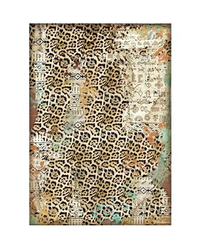 Stamperia Rice Paper A4 Amazonia Texture (6 pcs) (DFSA4534) (DISCONTINUED)