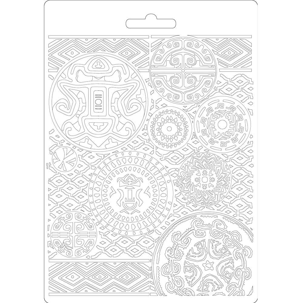 Stamperia Soft Mould A5 Amazonia Texture (K3PTA573) (DISCONTINUED)