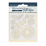 Stamperia Decorative Chips Amazonia Butterfly Tribal (SCB42) (DISCONTINUED)