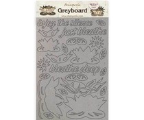 Stamperia Greyboard A4 Amazonia Waterl Lily (KLSPDA420)