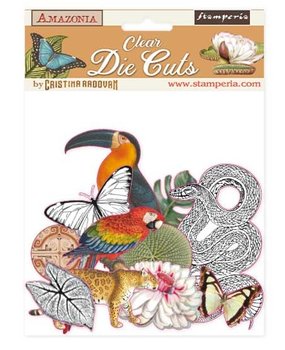 Stamperia Amazonia Clear Die Cuts (DFLDCP03) (DISCONTINUED)