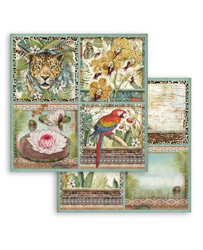 Stamperia Amazonia Cards 12x12 Inch Paper Sheets (10pcs) (SBB768) (DISCONTINUED)