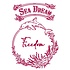 Stencil A4 Romantic Sea Dream Freedom (KSG462) (DISCONTINUED)