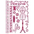 Stencil A4 Romantic Threads Couture (KSG467) (DISCONTINUED)