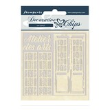 Stamperia Decorative Chips Atelier des Arts Door (SCB48) (DISCONTINUED)