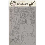 Stamperia Greyboard A4 Passion Violin (KLSPDA423) (OUTLET)