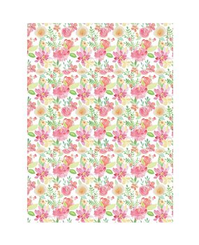 Stamperia Rice Paper A4 Circle of Love Aquerel Flower (6 pcs) (DFSA4527) (DISCONTINUED)